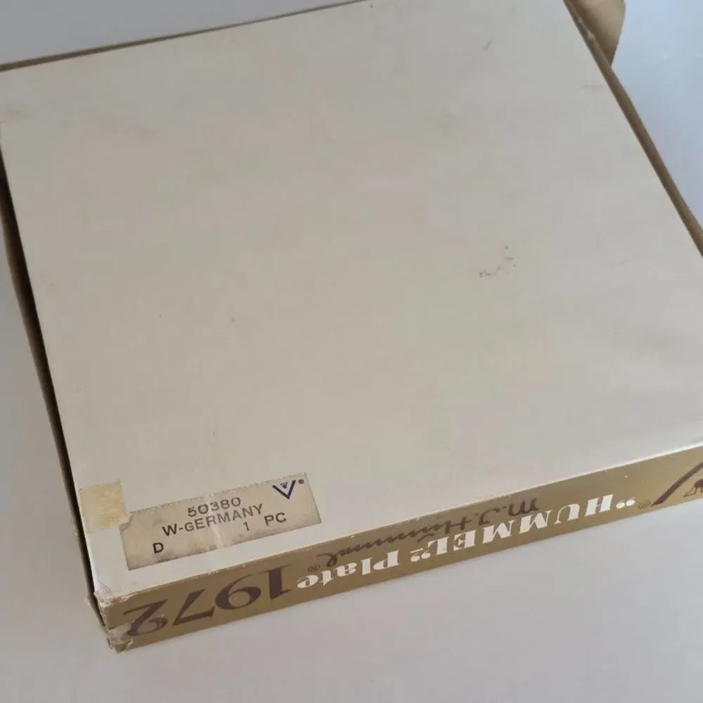 Hummel 2nd Annual Plate 1972 Rodental West Germany w/Original Box M. J. Hummel